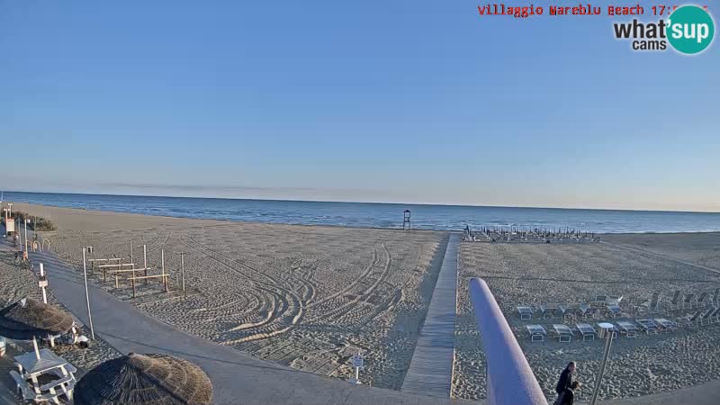 Der Strand Villaggio Mare Blu webcam Bibione Pineda – Italien