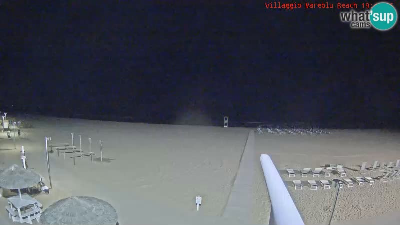 Playa webcam en vivo Villaggio Mare Blu Bibione Pineda – Italia