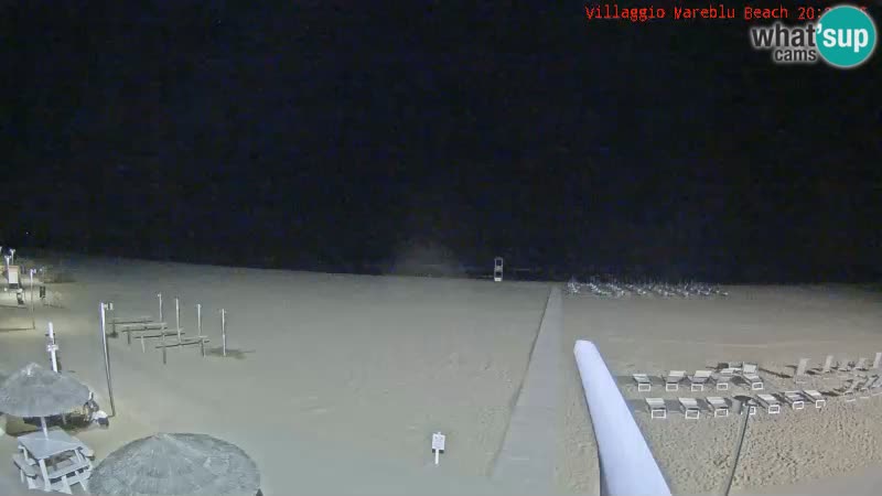 Spiaggia Webcam Villaggio Mare Blu Bibione Pineda
