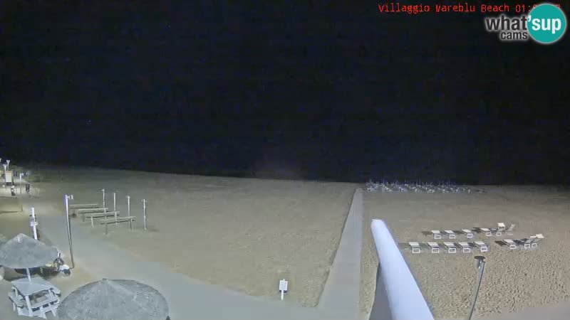 Playa webcam en vivo Villaggio Mare Blu Bibione Pineda – Italia