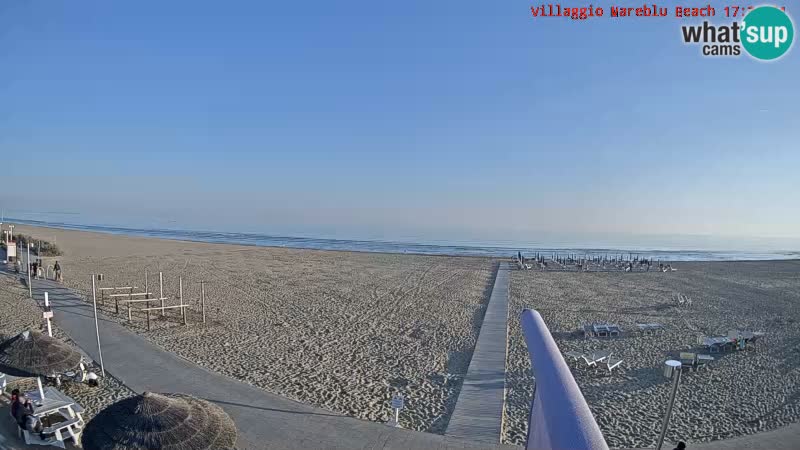 Web kamera uživo na plaži Villaggio Mare Blu Bibione Pineda – Italija