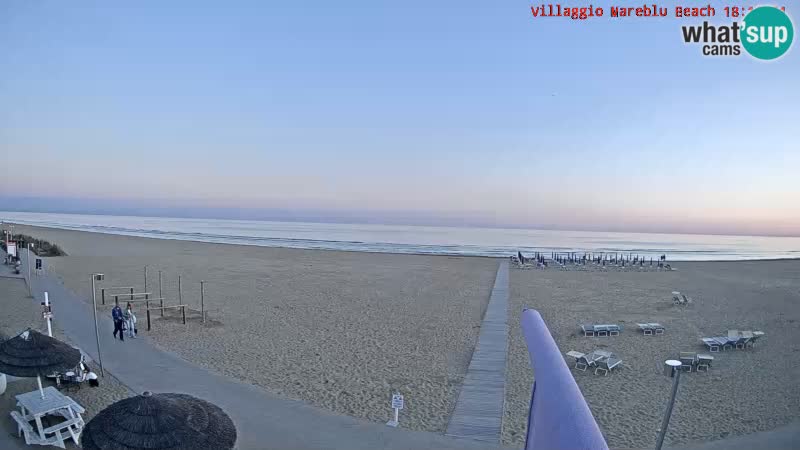 The beach Livecam Villaggio Mare Blu Bibione Pineda – Italy