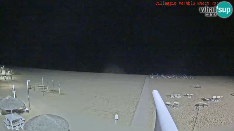 Playa webcam en vivo Villaggio Mare Blu Bibione Pineda – Italia