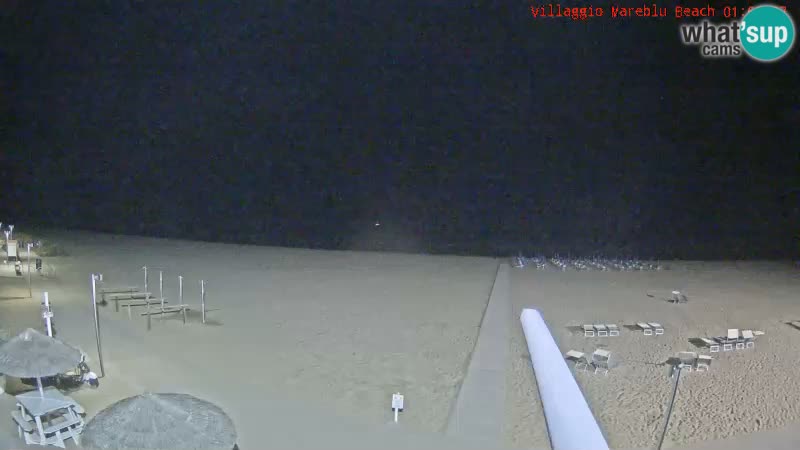 Spiaggia Webcam Villaggio Mare Blu Bibione Pineda