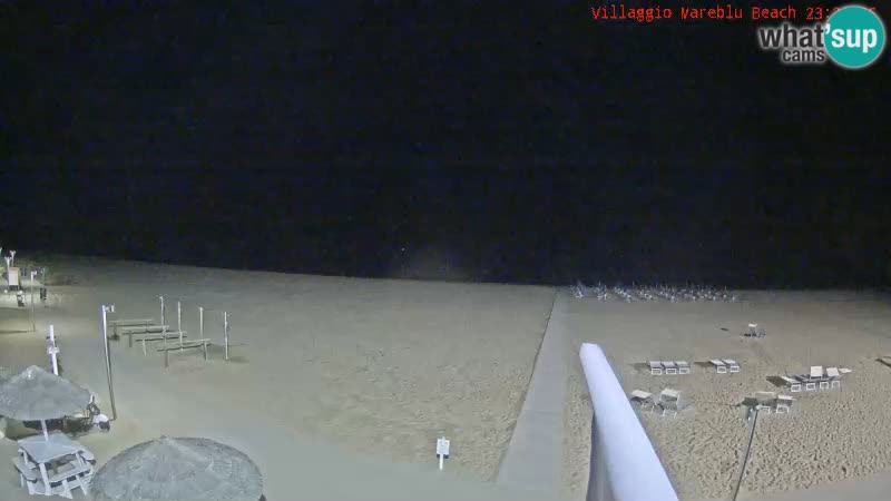 Web kamera uživo na plaži Villaggio Mare Blu Bibione Pineda – Italija