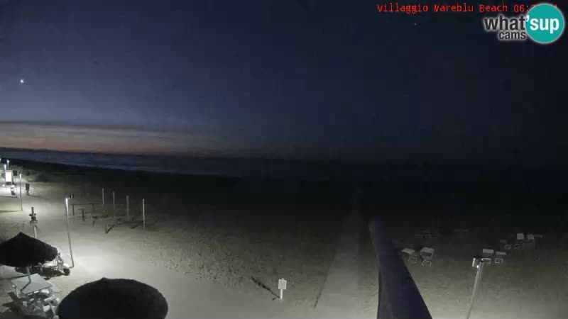 Spiaggia Webcam Villaggio Mare Blu Bibione Pineda