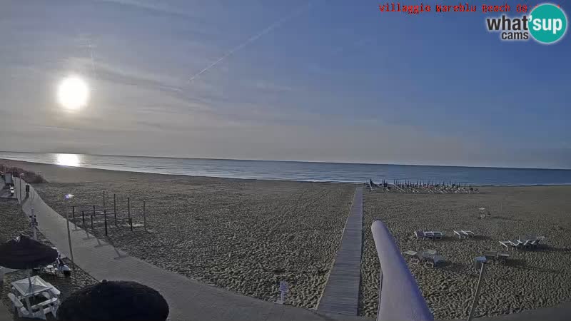 Playa webcam en vivo Villaggio Mare Blu Bibione Pineda – Italia