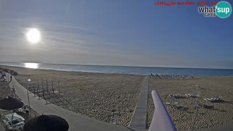 Der Strand Villaggio Mare Blu webcam Bibione Pineda – Italien
