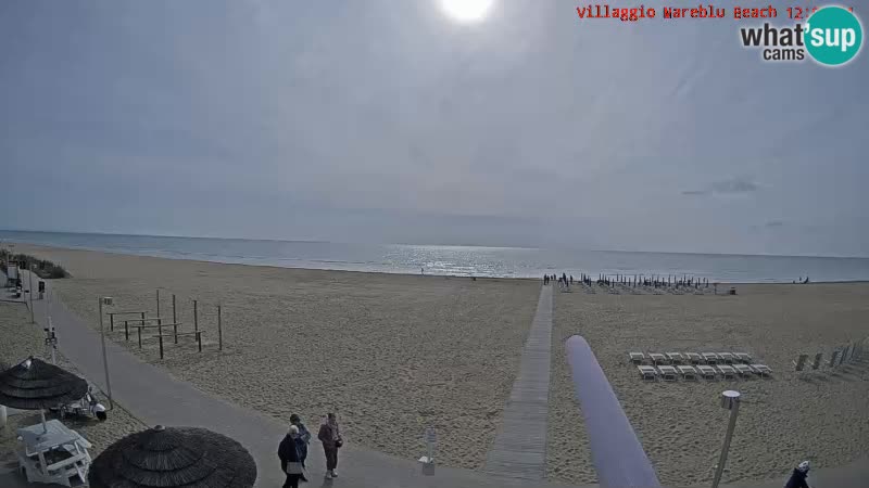 Spiaggia Webcam Villaggio Mare Blu Bibione Pineda