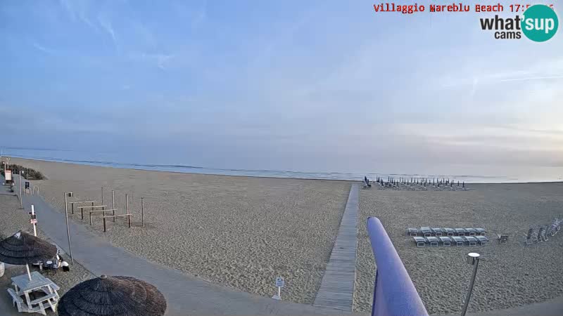 Spiaggia Webcam Villaggio Mare Blu Bibione Pineda