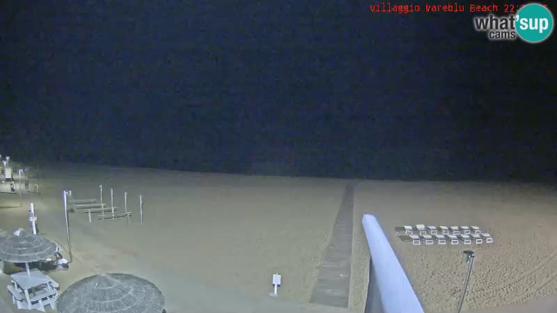 Playa webcam en vivo Villaggio Mare Blu Bibione Pineda – Italia