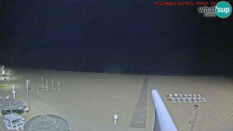 Spiaggia Webcam Villaggio Mare Blu Bibione Pineda
