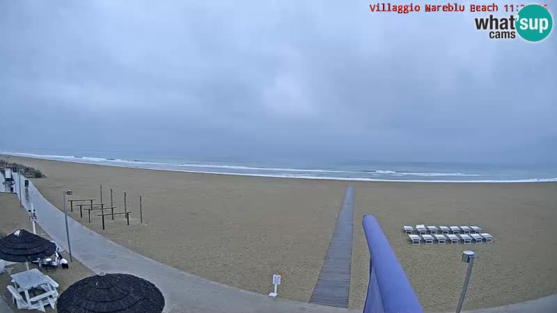 Der Strand Villaggio Mare Blu webcam Bibione Pineda – Italien