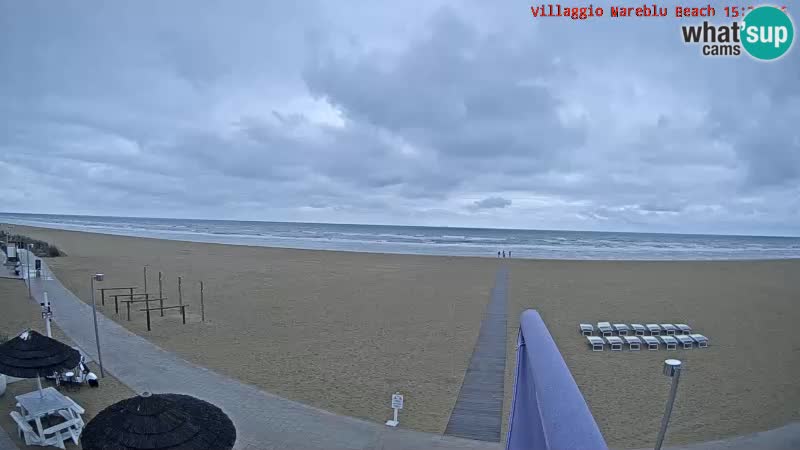 Der Strand Villaggio Mare Blu webcam Bibione Pineda – Italien