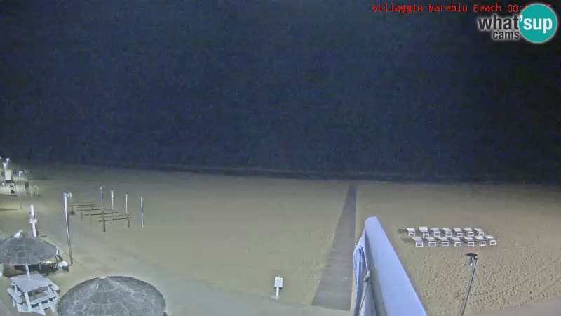 Web kamera uživo na plaži Villaggio Mare Blu Bibione Pineda – Italija