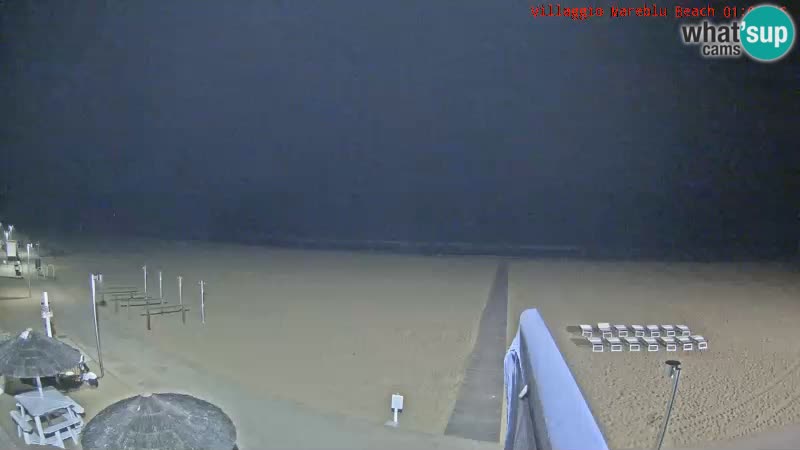 The beach Livecam Villaggio Mare Blu Bibione Pineda – Italy