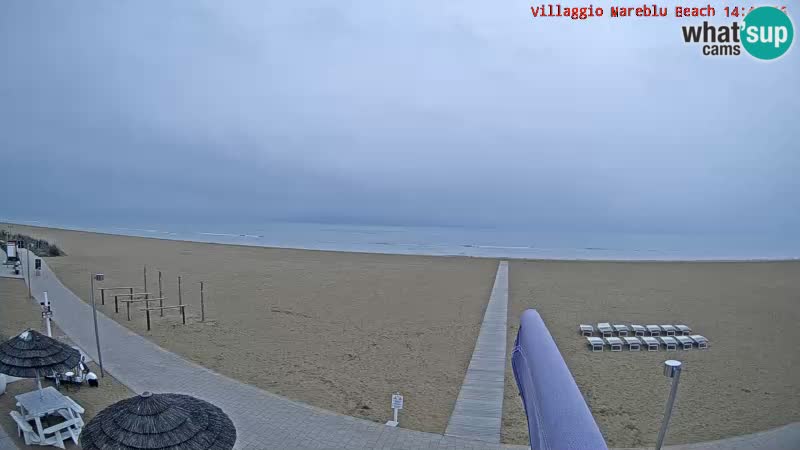 The beach Livecam Villaggio Mare Blu Bibione Pineda – Italy