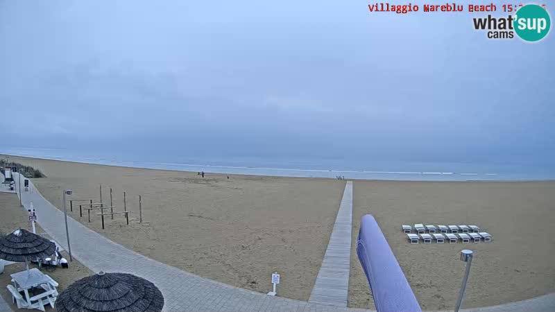The beach Livecam Villaggio Mare Blu Bibione Pineda – Italy