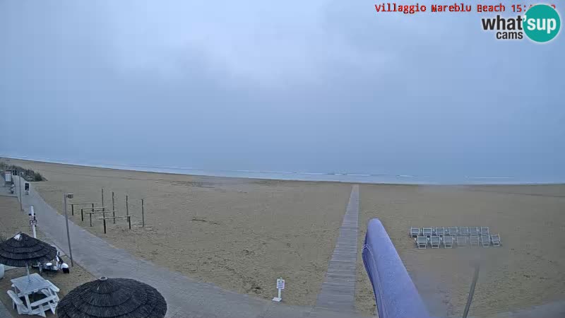 Web kamera uživo na plaži Villaggio Mare Blu Bibione Pineda – Italija