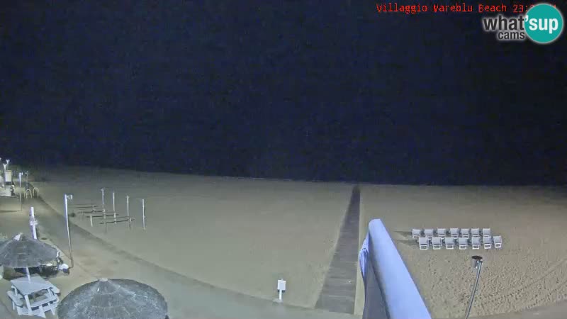 Webcam en direct de la plage Villaggio Mare Blu Bibione Pineda – Italie