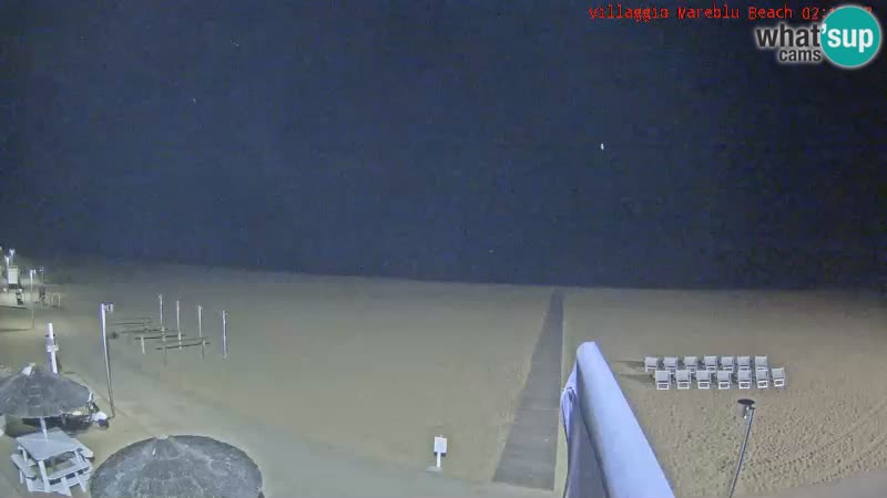 Der Strand Villaggio Mare Blu webcam Bibione Pineda – Italien
