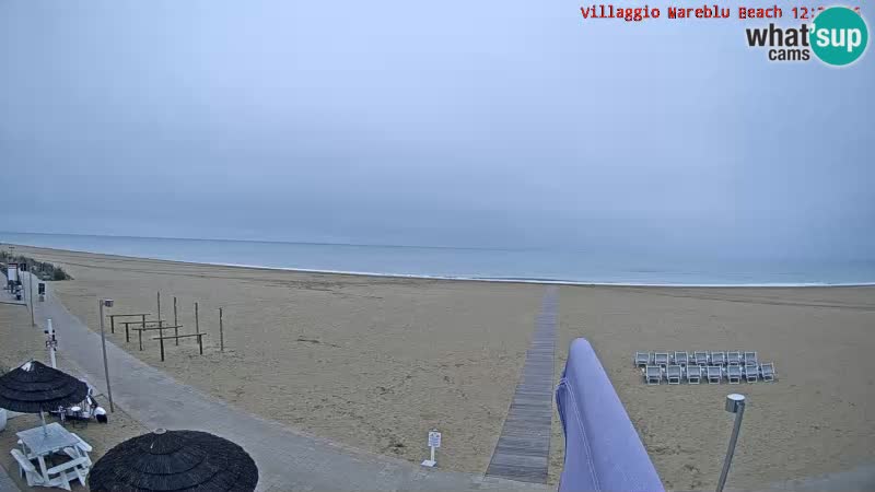 Playa webcam en vivo Villaggio Mare Blu Bibione Pineda – Italia