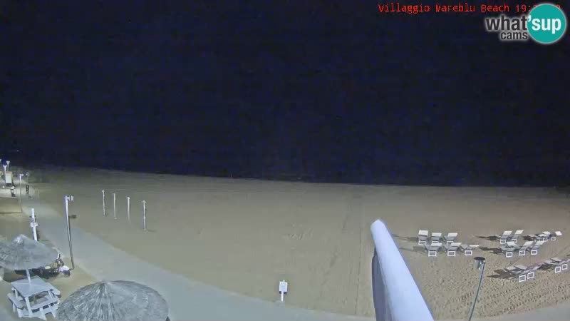 Spiaggia Webcam Villaggio Mare Blu Bibione Pineda