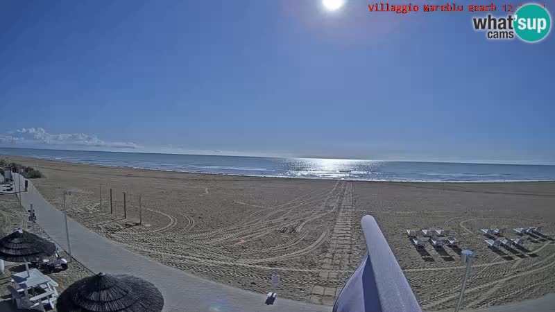 Der Strand Villaggio Mare Blu webcam Bibione Pineda – Italien