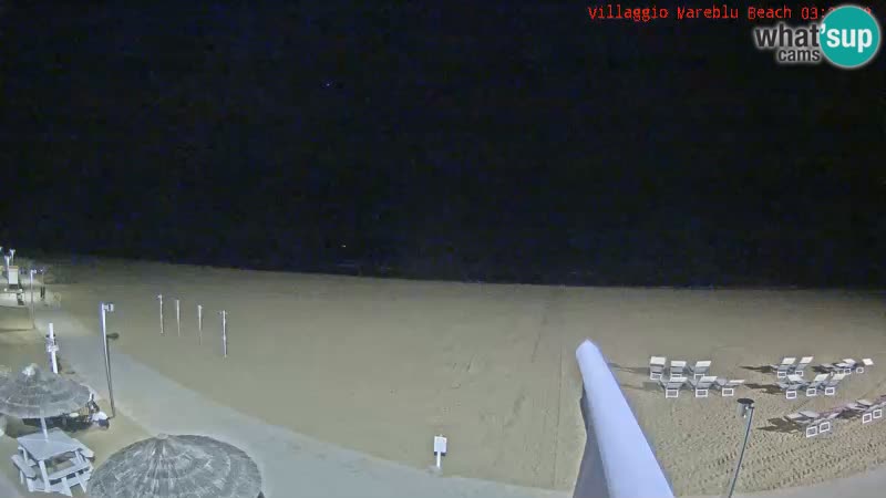 Playa webcam en vivo Villaggio Mare Blu Bibione Pineda – Italia