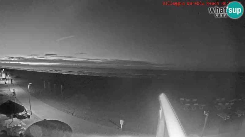 Spiaggia Webcam Villaggio Mare Blu Bibione Pineda