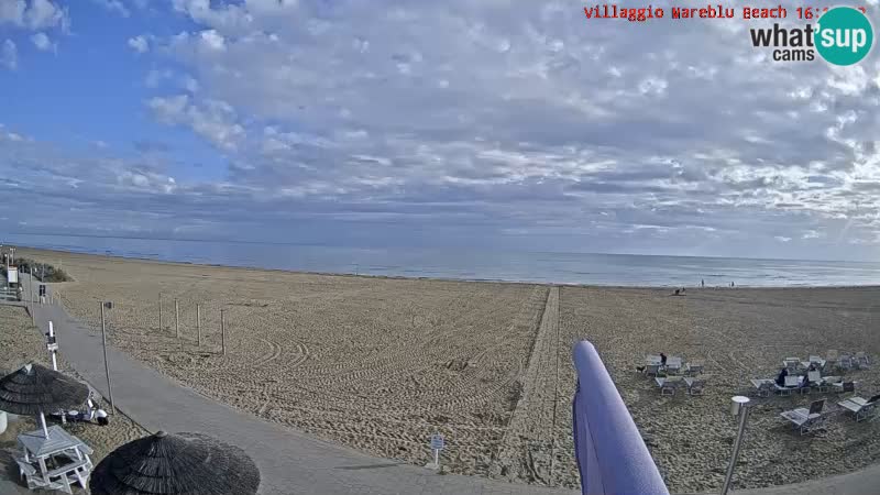 Der Strand Villaggio Mare Blu webcam Bibione Pineda – Italien