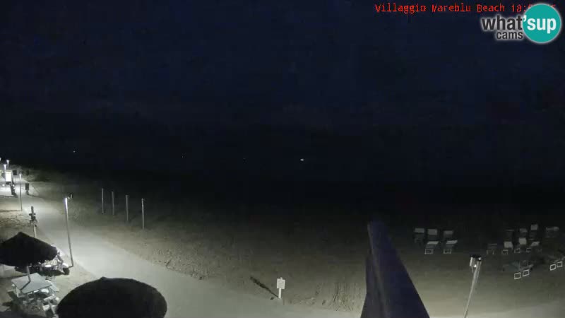 Spletna kamera na plaži v živo Villaggio Mare Blu Bibione Pineda – Italija