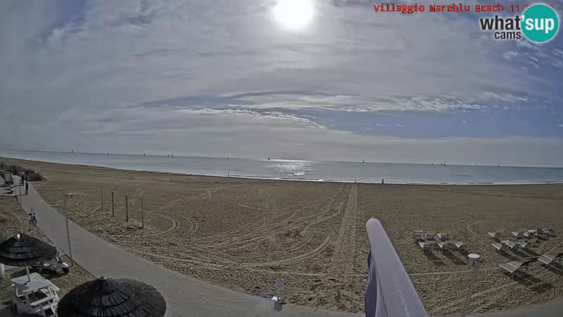 Der Strand Villaggio Mare Blu webcam Bibione Pineda – Italien