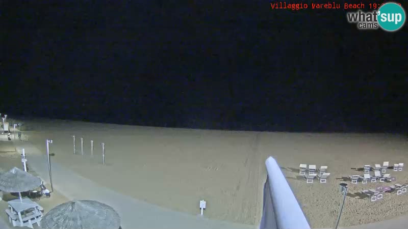 Web kamera uživo na plaži Villaggio Mare Blu Bibione Pineda – Italija