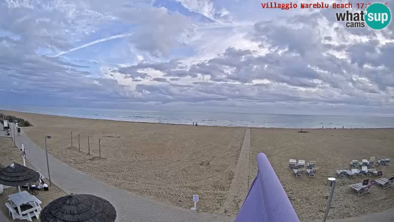 Spiaggia Webcam Villaggio Mare Blu Bibione Pineda