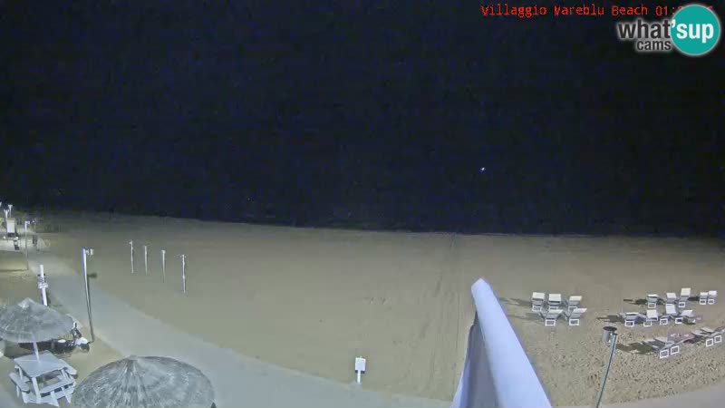 Web kamera uživo na plaži Villaggio Mare Blu Bibione Pineda – Italija
