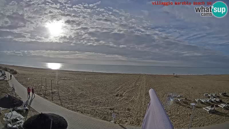 Web kamera uživo na plaži Villaggio Mare Blu Bibione Pineda – Italija