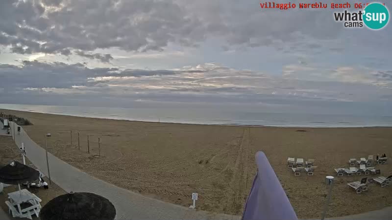 Der Strand Villaggio Mare Blu webcam Bibione Pineda – Italien