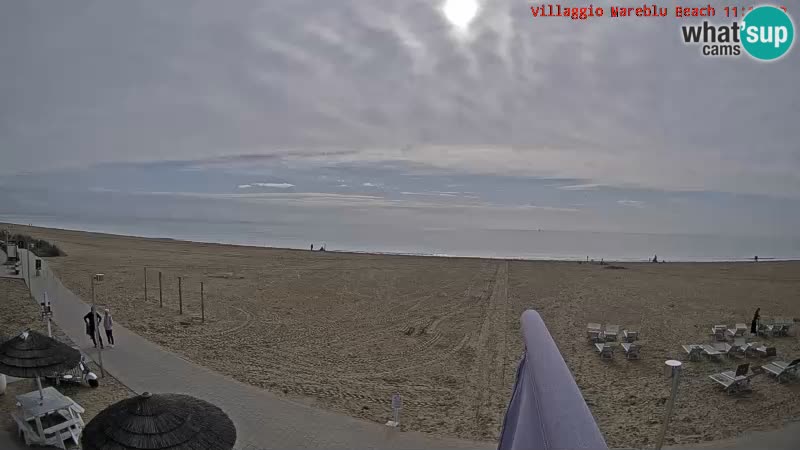 Der Strand Villaggio Mare Blu webcam Bibione Pineda – Italien