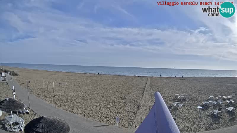 Der Strand Villaggio Mare Blu webcam Bibione Pineda – Italien