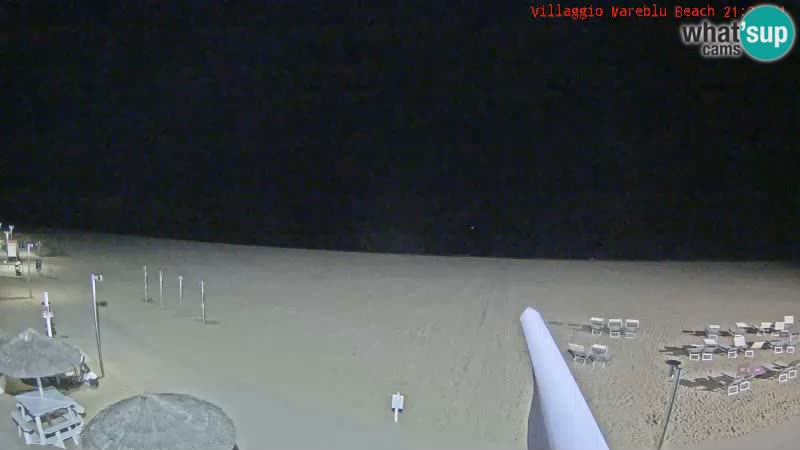 Webcam en direct de la plage Villaggio Mare Blu Bibione Pineda – Italie