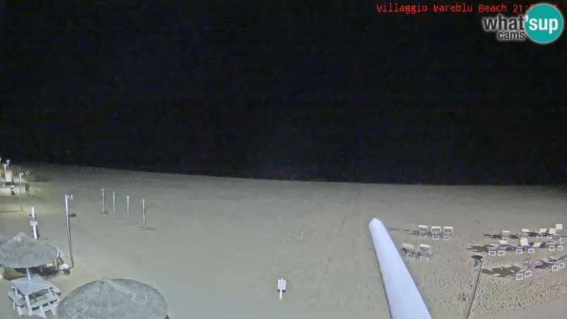 Spletna kamera na plaži v živo Villaggio Mare Blu Bibione Pineda – Italija