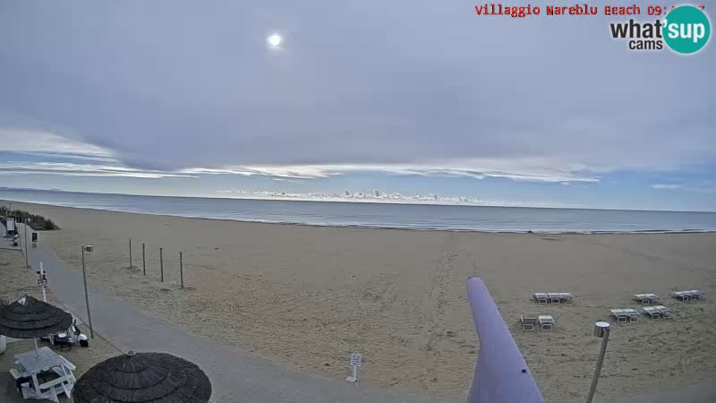 The beach Livecam Villaggio Mare Blu Bibione Pineda – Italy
