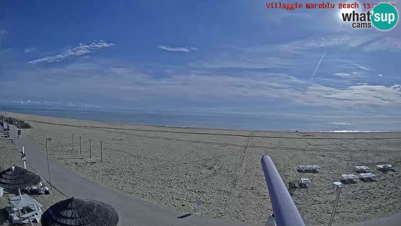 The beach Livecam Villaggio Mare Blu Bibione Pineda – Italy