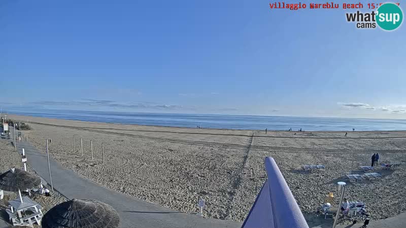 The beach Livecam Villaggio Mare Blu Bibione Pineda – Italy