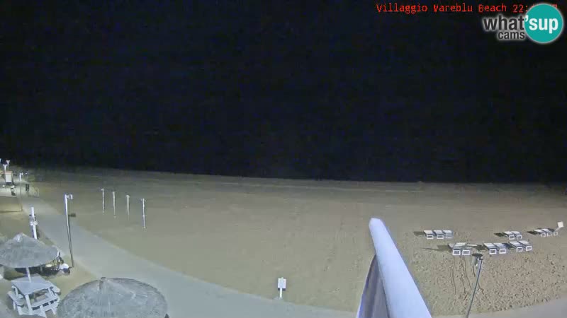 Web kamera uživo na plaži Villaggio Mare Blu Bibione Pineda – Italija