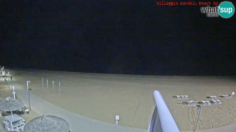 Spiaggia Webcam Villaggio Mare Blu Bibione Pineda