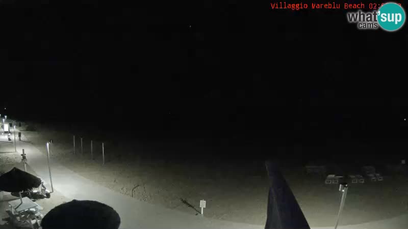 Spiaggia Webcam Villaggio Mare Blu Bibione Pineda
