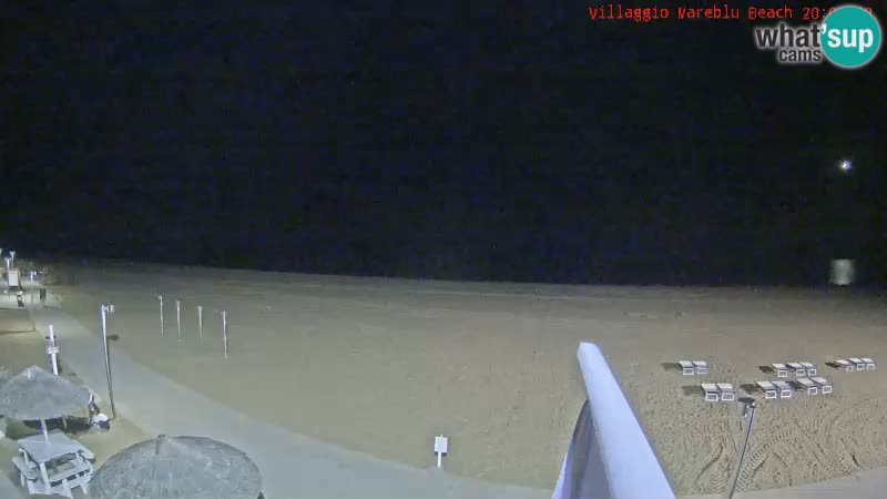Spiaggia Webcam Villaggio Mare Blu Bibione Pineda