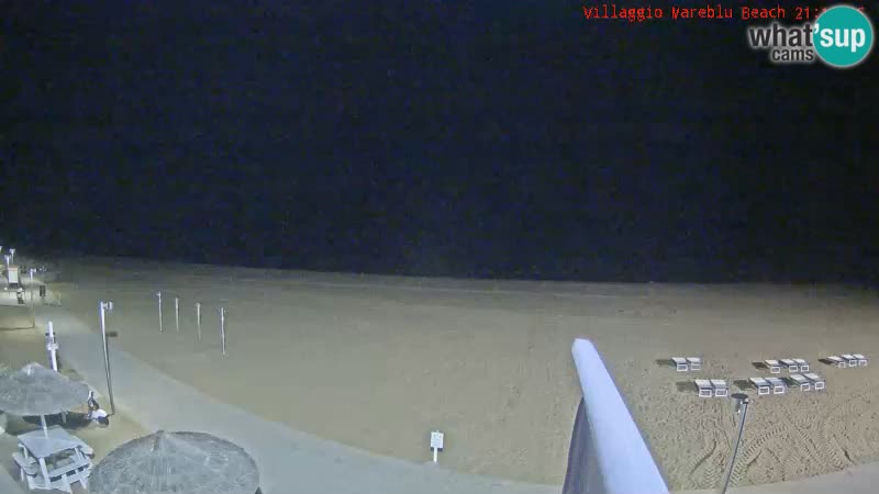 Webcam en direct de la plage Villaggio Mare Blu Bibione Pineda – Italie